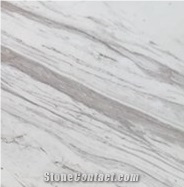 Polished Greece White Volakas Marble Wall Tiles