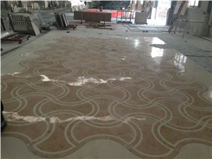 Polished Natural China Multicolor Floor Medallions