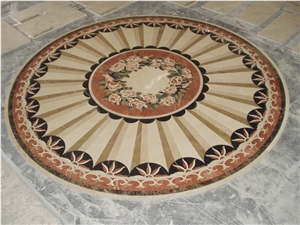 Polished Natural China Multicolor Floor Medallions