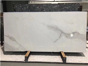 Polished Top Quality Mystery White Marble