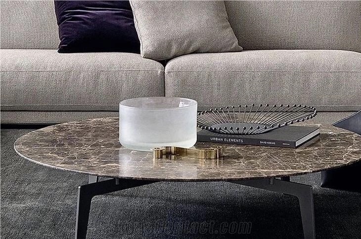 Cal White Marble Cafe Table Tops