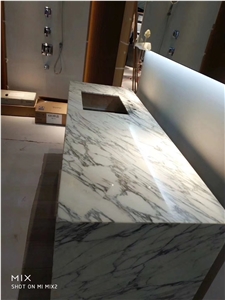 Calacatta Classico Marble Bathroom Vanity Tops