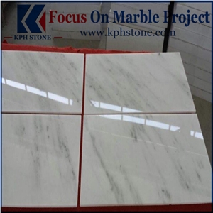 China Oriental White Carrara Marble Slab