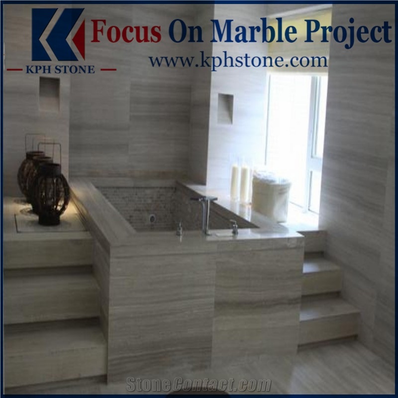 Grey Serpeggiante Marble Bathroom Tiles