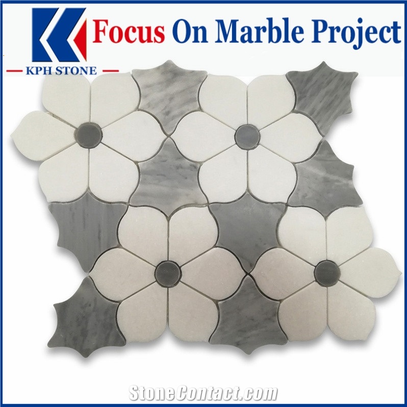 Magnolia Flower Mosaic Tiles