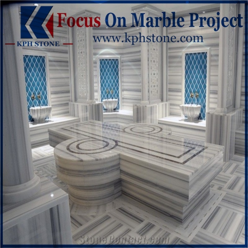 Marmara White Marble Bathroom Tiles