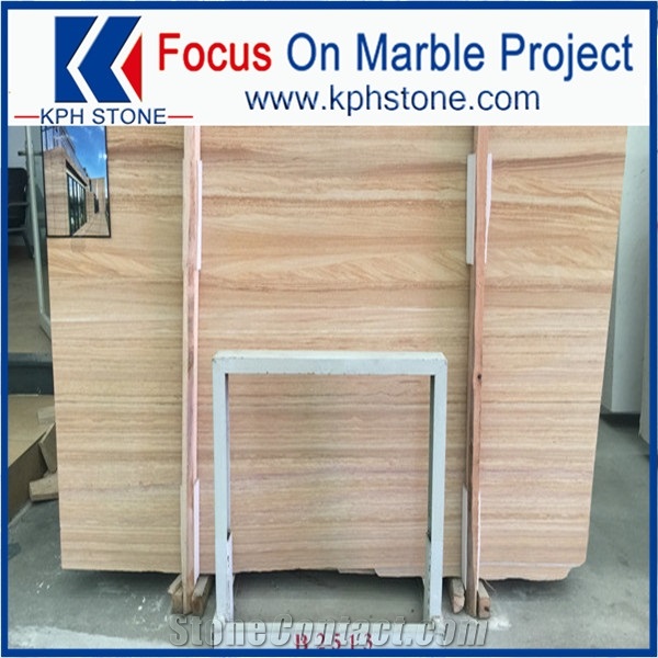 Natural Wood Grain Marble for Flooring