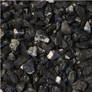 Crushed Black Marble Stone Chips