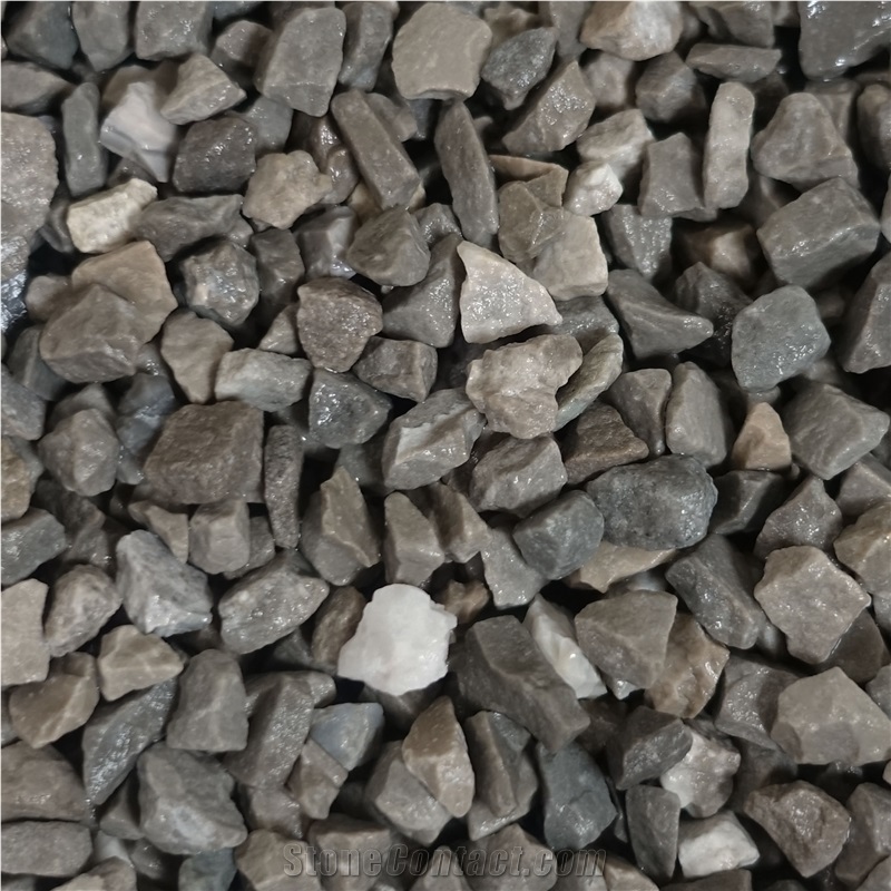 Crushed Grey Marble Stone Chips