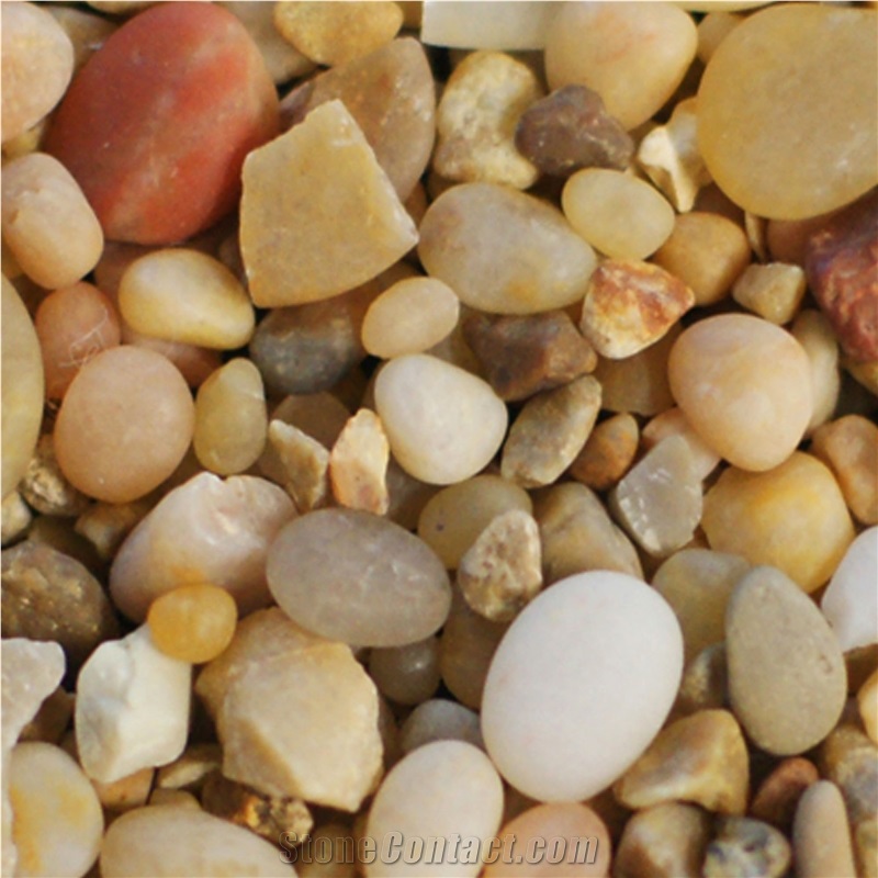 Crushed River Pebble for Landscaping