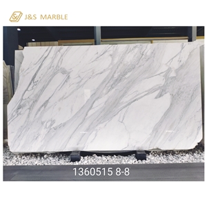 Calacatta Carrara Marble for Reception Table Desk