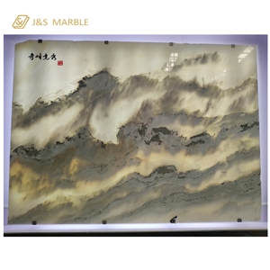 Chinese High Quality Landscape Painting Marble