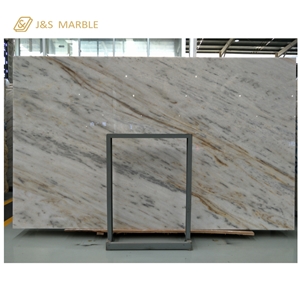 Custom Size Cutting Lafite White Marble