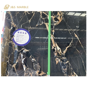 Factory Direct Supplier China Black Gold Marble