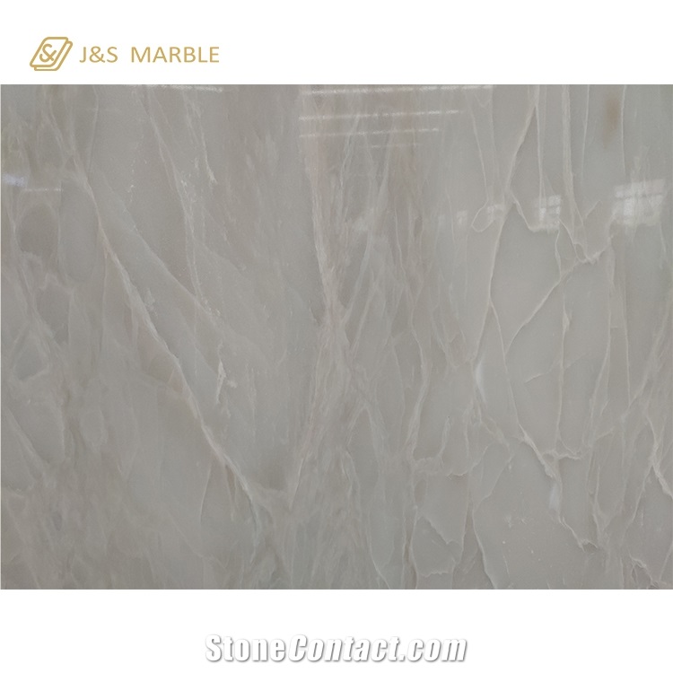 Floor Decoration Stone Ice White Marble