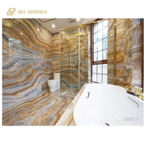 Free Sample Polished Myanmar Marble Tiles Project