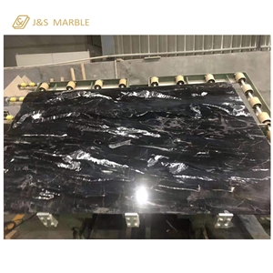 High Quality Flamed Mystic Black Marble