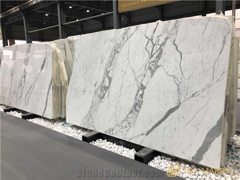 Italian Statuarietto White Marble Work Tops