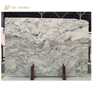 Landscape Painting Marble Slab Natural Stone