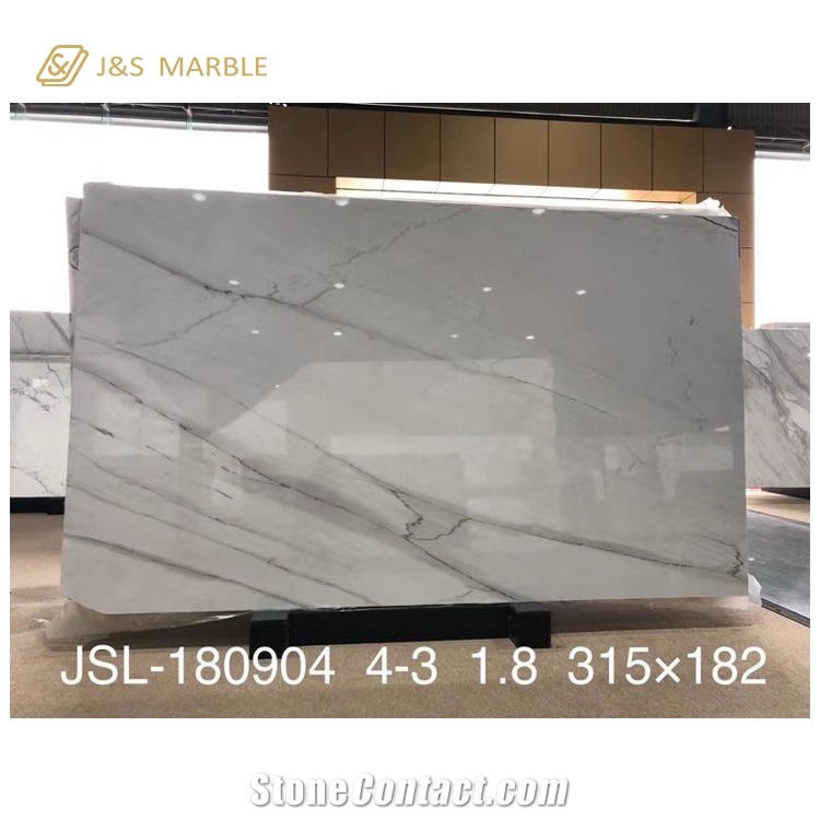 Lincoln White Marble Slabs