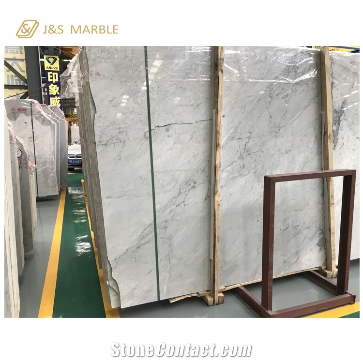 Natural Polished Calacatta Carrara Marble Slabs