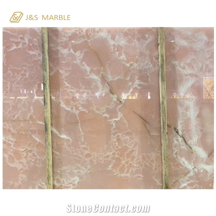 Pink Onyx Tiles & Slabs, Floor Tiles, Wall Tiles