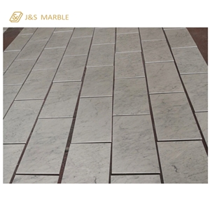 Polished Natural Carrara White Marble for Floor