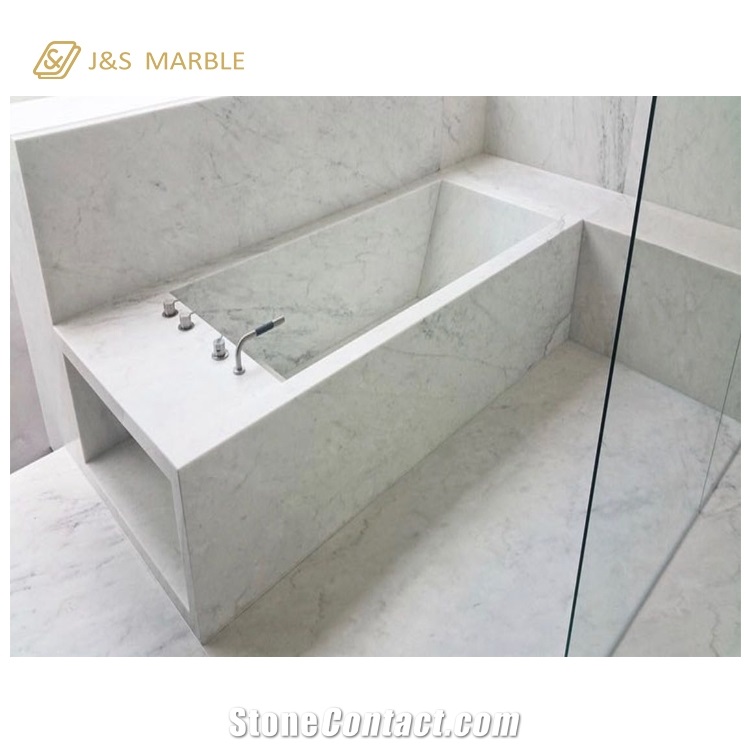 Polished Natural Craft Stone Carrara White Marble