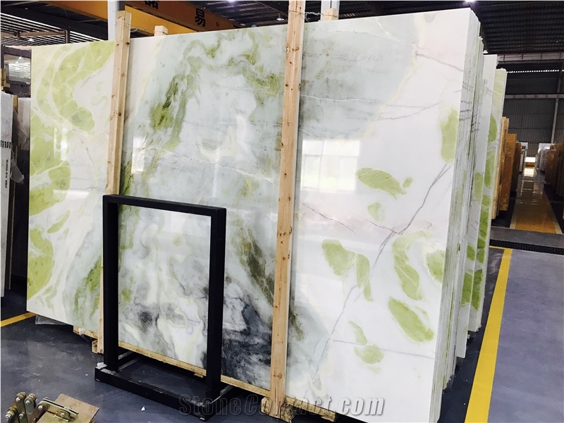 Forest Green Onyx Slabs