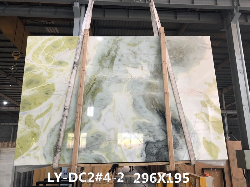 Forest Green Onyx Slabs