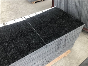 Angola Black Granite Slabs, Tiles