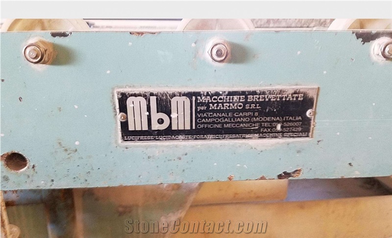 Used Stone Shop Fabrication Machine - Mbm Edge Profiling, Polishing Machine