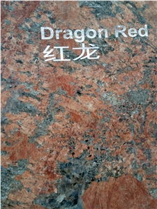 Dragon Red Granite Slabs, Tiles