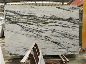 White Beauty Marble Clivia White Marble Slab