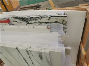 White Beauty Marble Clivia White Marble Slab