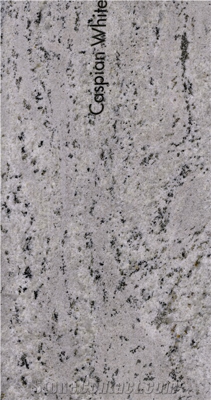 Caspian White Granite Slabs, Tiles