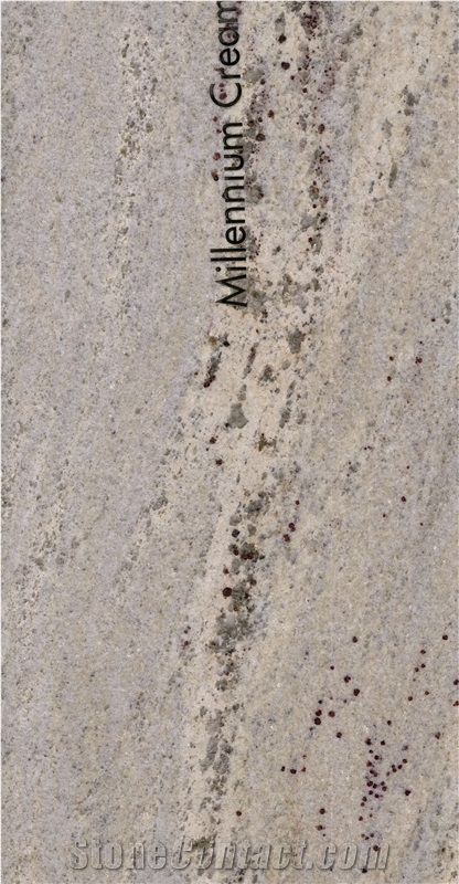Millenium Cream Granite Slabs, Tiles
