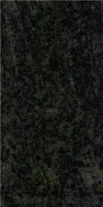 Tropical Green Granite Slabs, Tiles