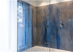 Azul Macaubas Quartzite Bathtub Hotel Design