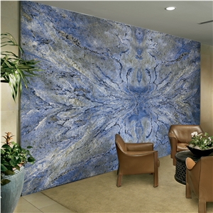 Luxury Azul Bahia Granite Wall Tiles Interior Building Stone