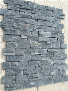 Concreted Wall,Ledge,Cultured Stone,Black Slate