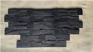 Cultured Stone,"Z" Ledge,Jiangxi Black Slate Wall Cladding