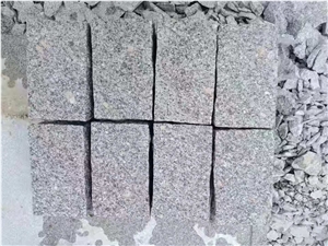 Split Cubes Setts Cobble Stone, G341 Grey Granite