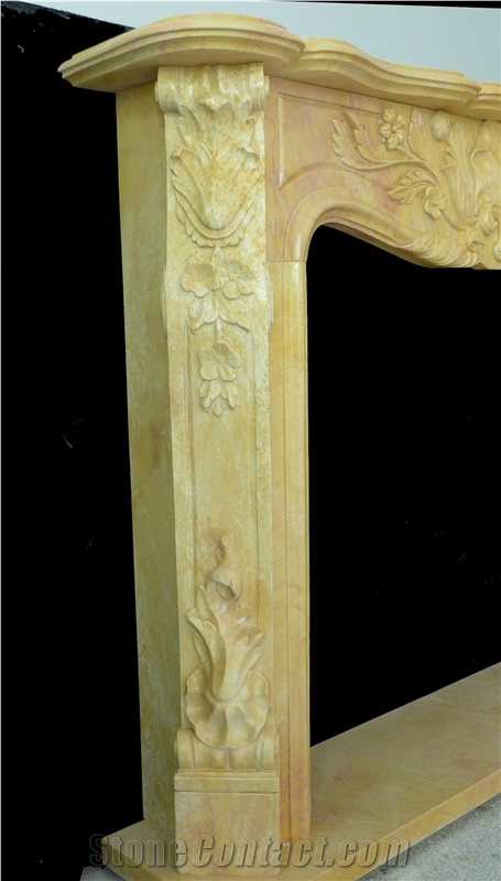 Marble Fireplace, Taihang Beige