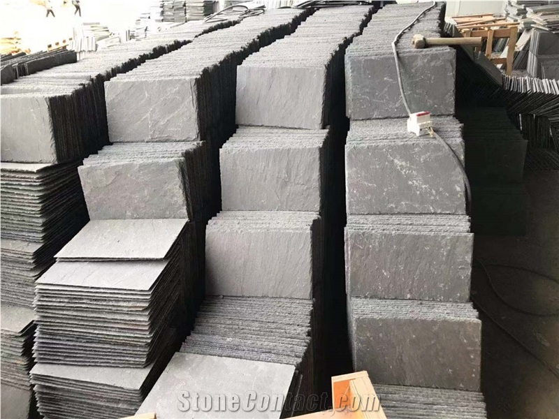 Black Slate Tiles for Roof and Wall