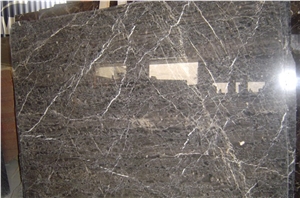 Chinese Polished Hanghui Grey Marble Slab
