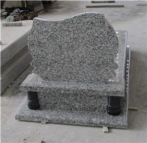 Swan Blue Granite Tombstone Headstones Factory