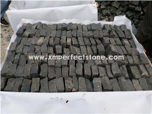 Cobblestone Paver Cheap China Black Basalt Cube