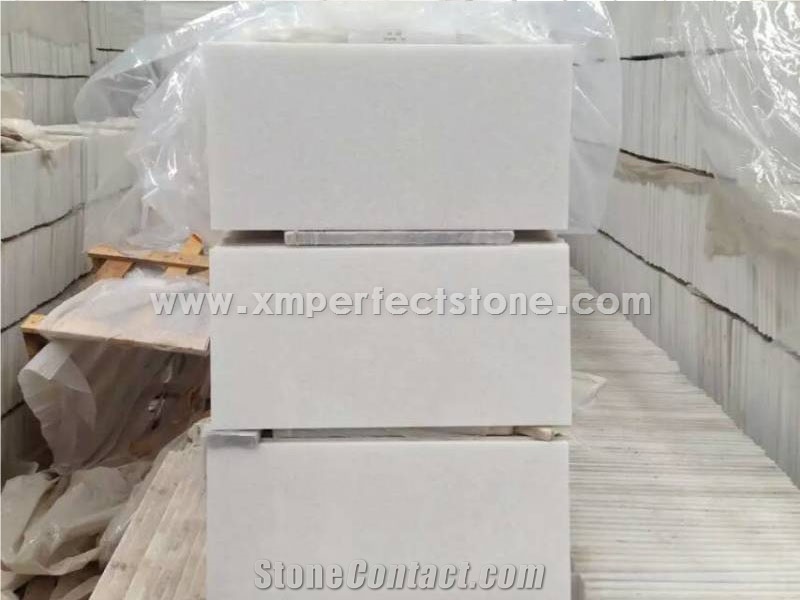 Sichuan White Marble Tiles Thassos White Marble