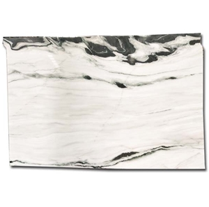 China Natural Interior Design Panda White Marble